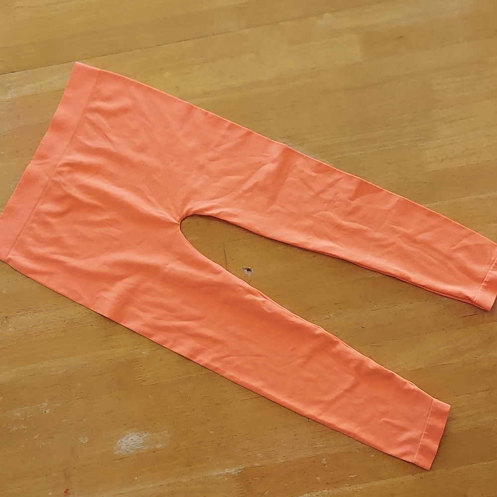 Orange Tights/Leggings Mid Leg